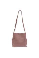 Kayleigh Side Pocket Bucket Bag - Violet