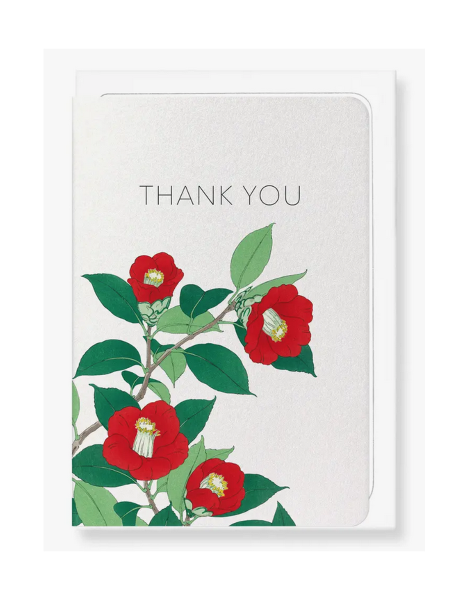 Thank You Camellia Greeting Card
