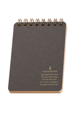 Kraft Memo Grid Notepad Charcoal - Small