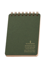 Kraft Memo Grid Notepad Olive - Small