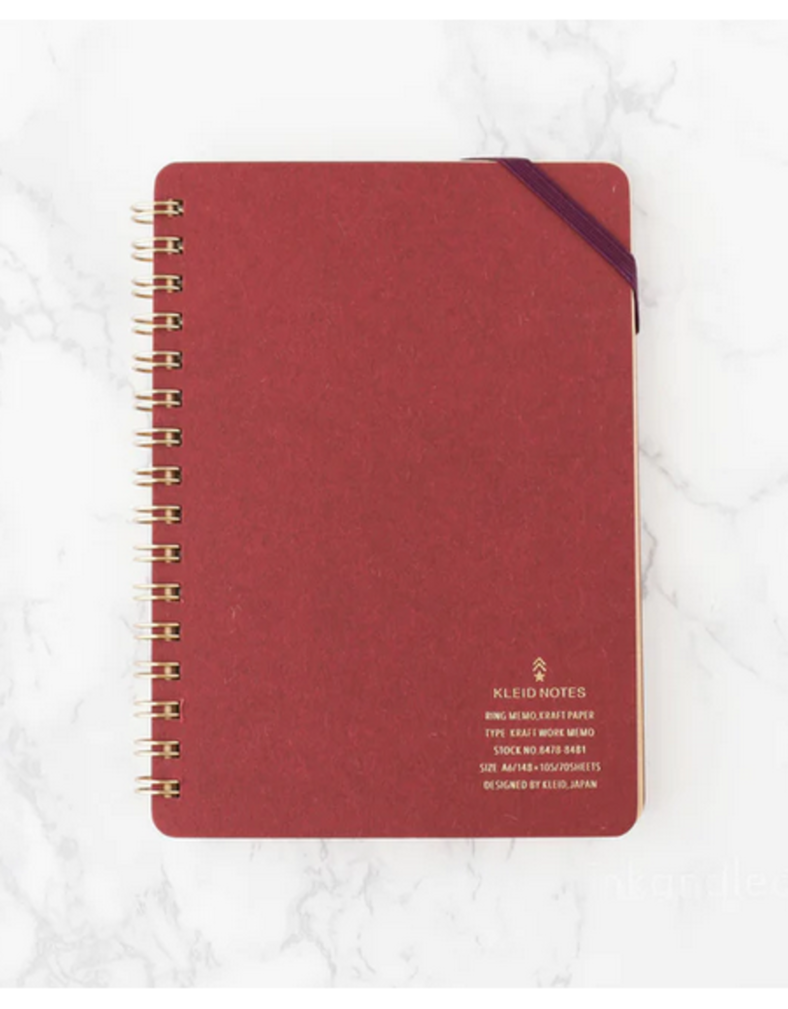 Kraft Memo Notepad Burgundy - Medium