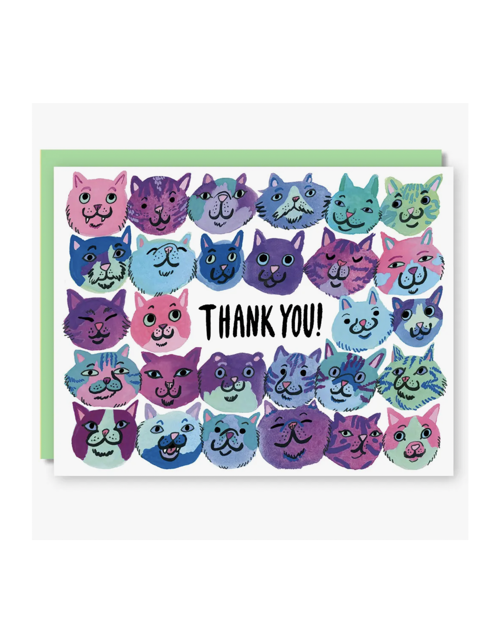 Thank You Cats Greeting Card