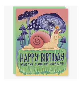 Snail Birthday Slime Greeting Card
