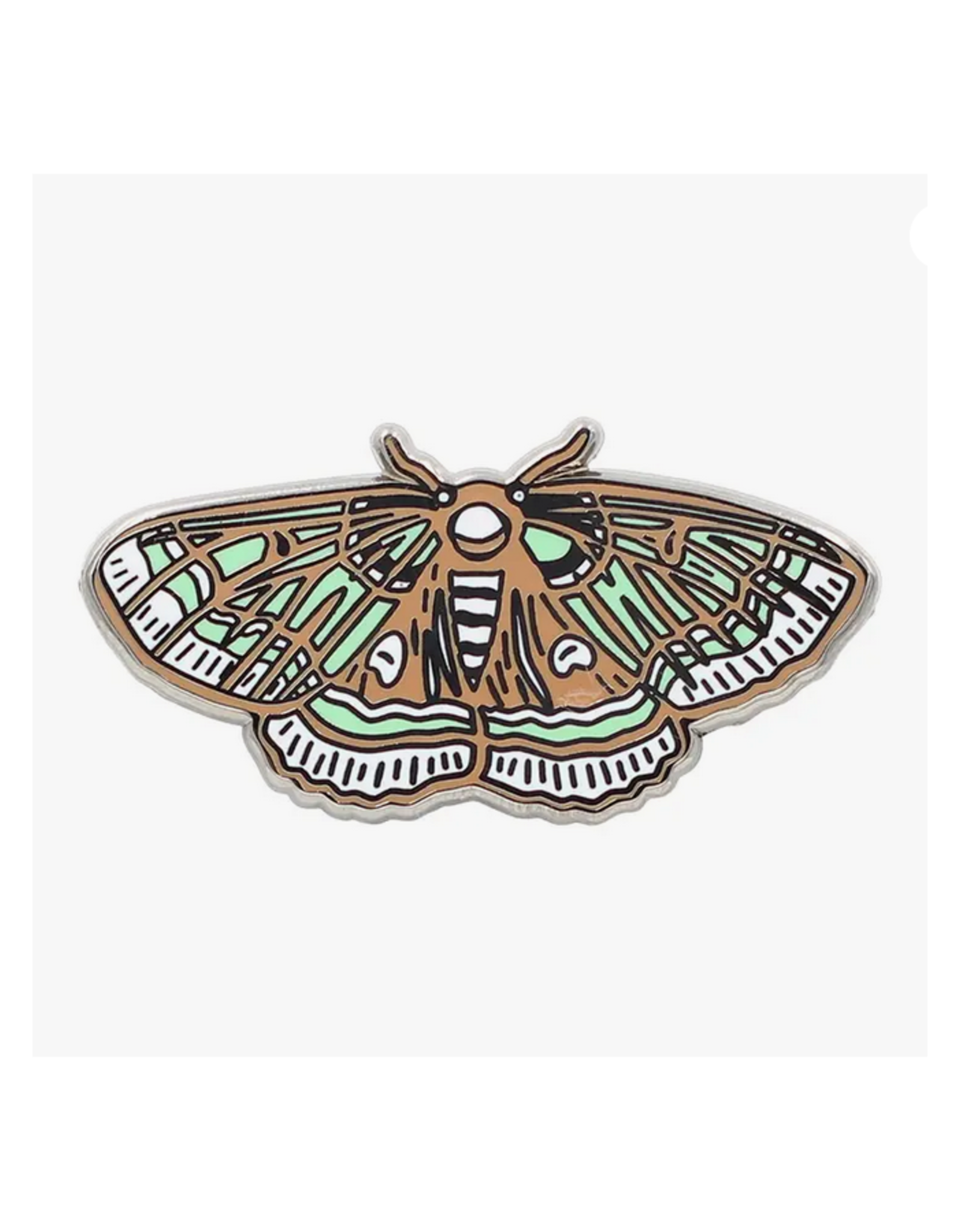 Occult Luna Moth Enamel Pin