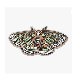 Occult Luna Moth Enamel Pin