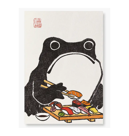 Sushi Ezen Frog Greeting Card