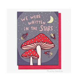 Written in the Stars Mushroom Greeting Card