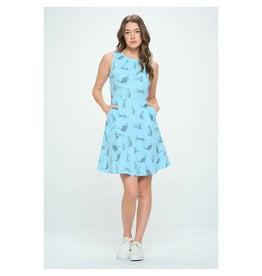 Grey Tabby Cat Dress