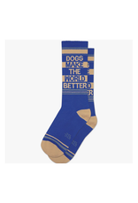 Dogs Make the World Better Gym Socks