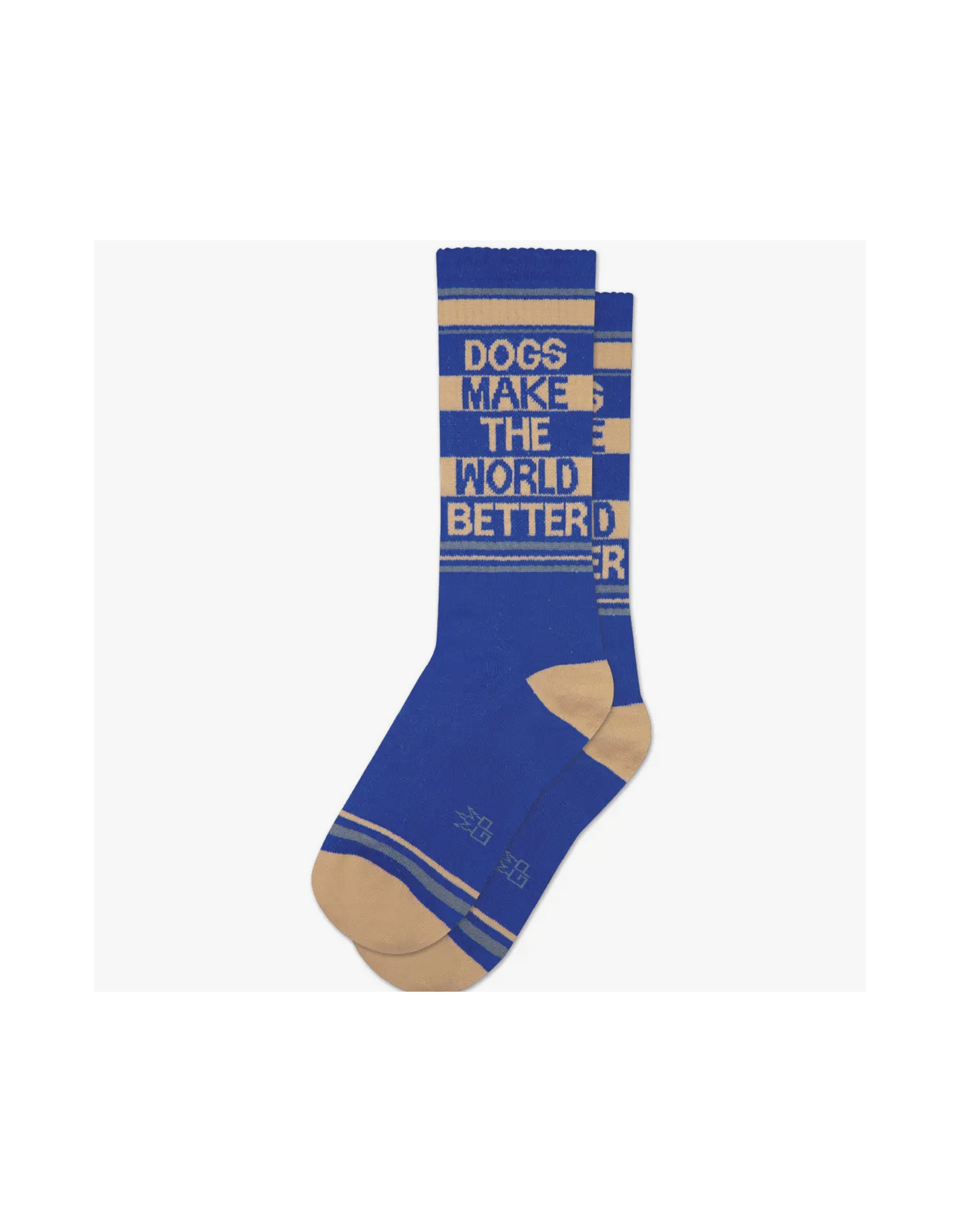 Dogs Make the World Better Gym Socks
