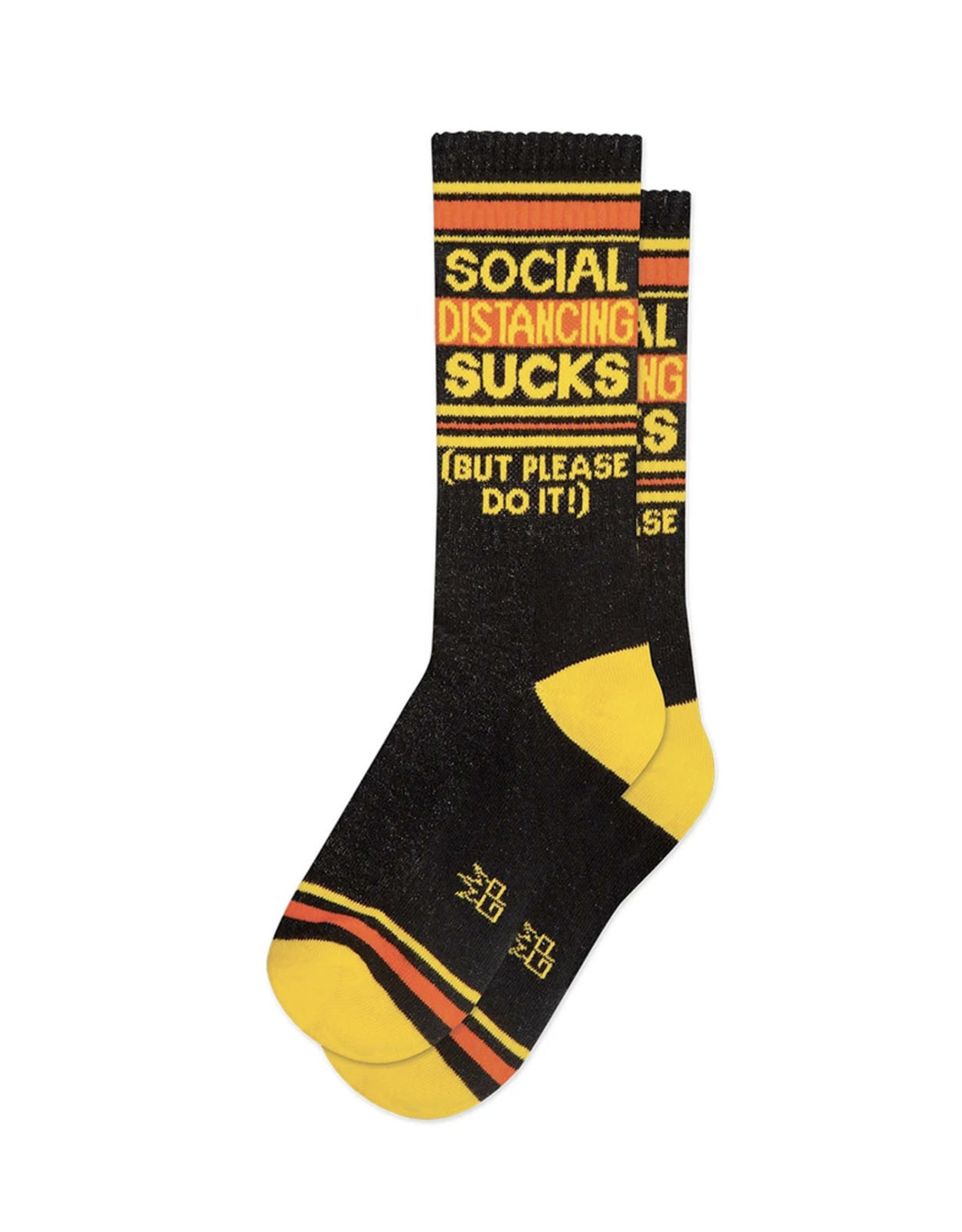 SOCIAL DISTANCING SUCKS (BUT PLEASE DO IT!) Gym Socks