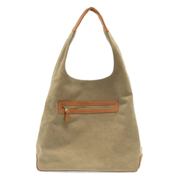 April Canvas Hobo Bag - Khaki