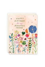 Beautiful Flowers Birthday Greeting Card Beautiful Flowers Birthday Greeting Card