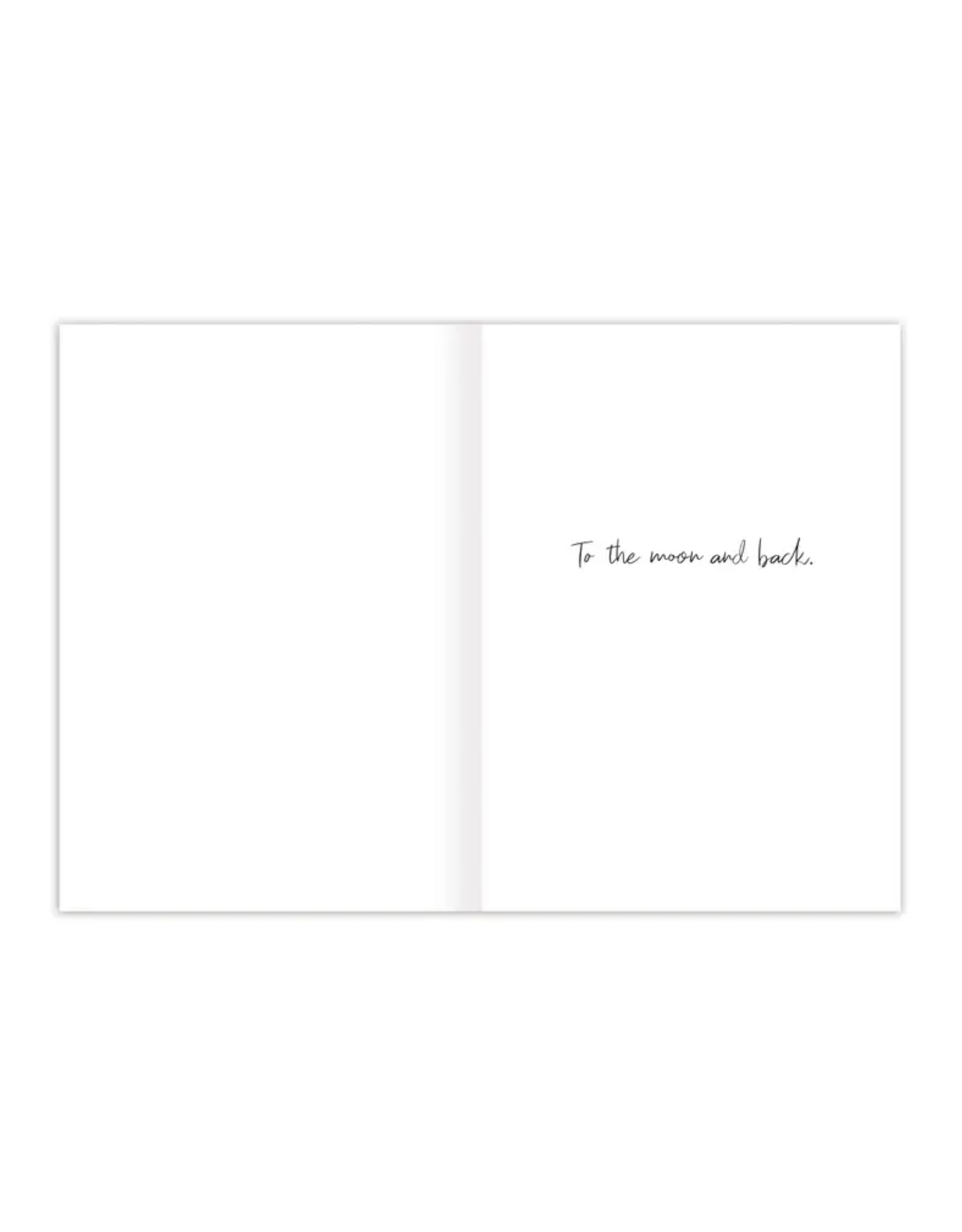 Moon Over Water Love You Greeting Card