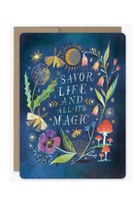 Savor Life Birthday Greeting Card