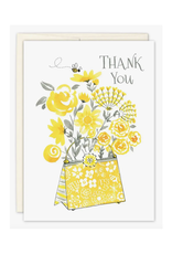 Yellow Purse Thank You Greeting Card