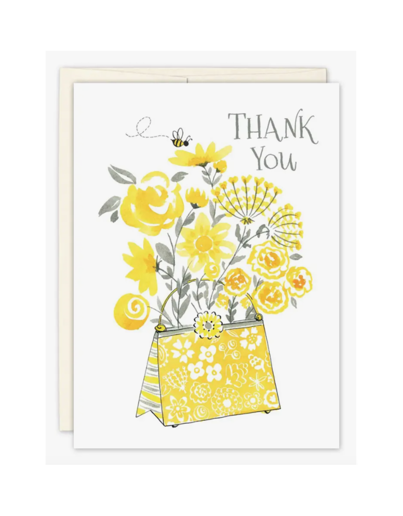 Yellow Purse Thank You Greeting Card