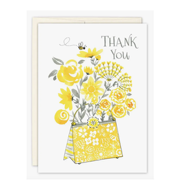 Yellow Purse Thank You Greeting Card