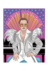Happy Birthday Elton John Greeting Card