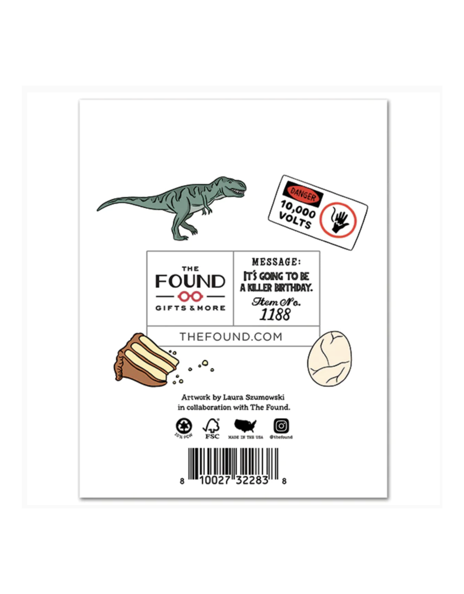 Hold Onto Your Butts Jurassic Park Birthday Greeting Card