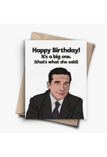 That's What She Said Michael Scott Greeting Card
