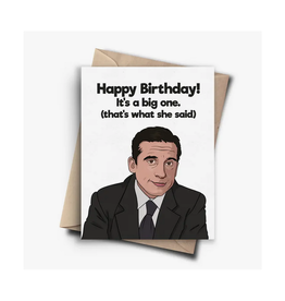 That's What She Said Michael Scott Greeting Card