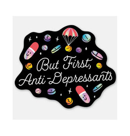Anti-Depressants Holographic Sticker