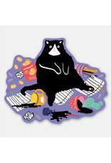 Naughty Cat Sticker