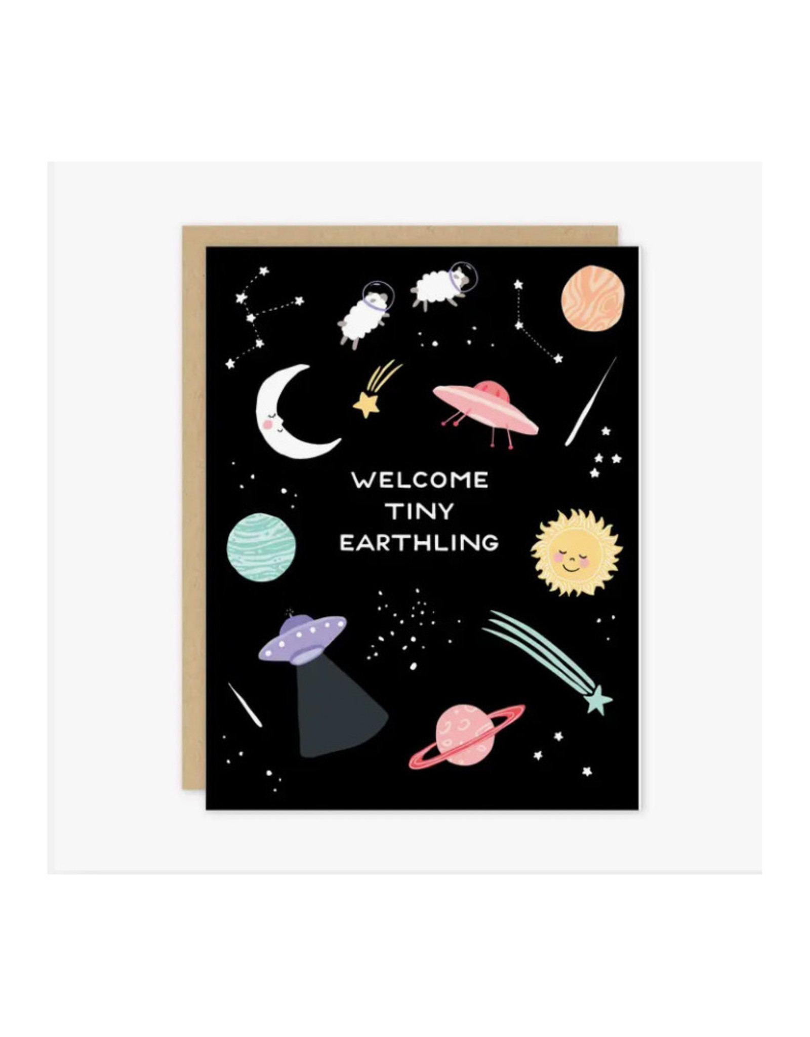 Tiny Earthling Baby Greeting Card