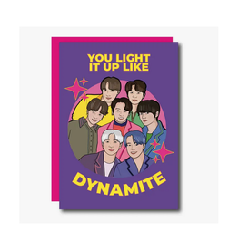 BTS Dynamite Greeting Card