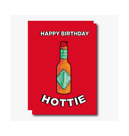 Happy Birthday Hottie Hot Sauce Greeting Card