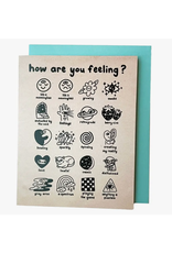 Feelings Chart Greeting Card