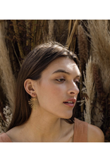 Areca Palm Drop Earrings