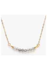 Gemstone Pebbles Necklace - Labradorite
