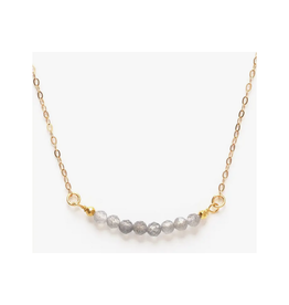 Gemstone Pebbles Necklace - Labradorite