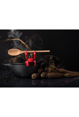 Crab Utensil Holder and Steam Releaser - Red