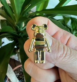 Gold Bear Enamel Pin
