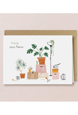 Happy New Home Boxes Greeting Card