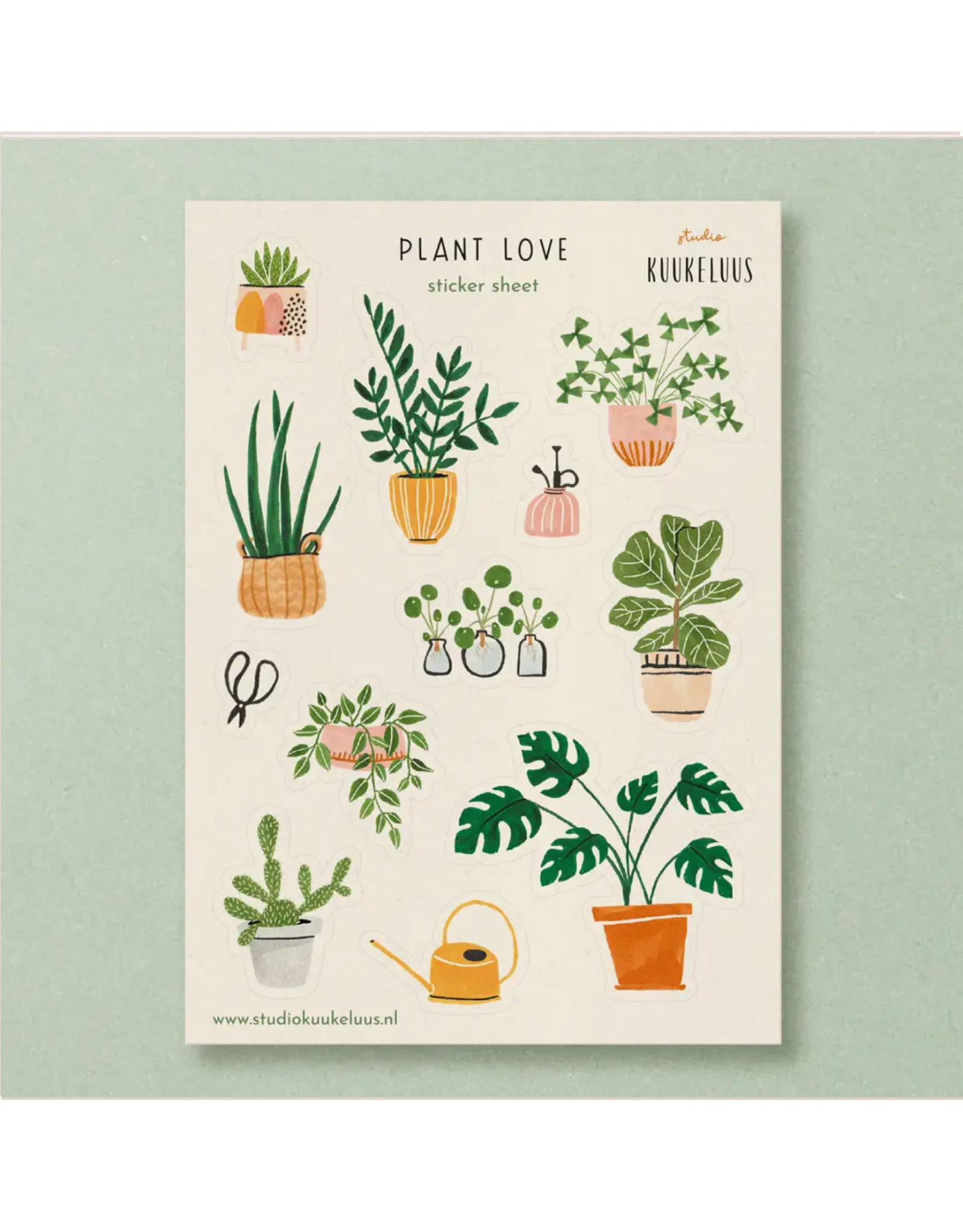 Plant Love Cozy Sticker Sheet