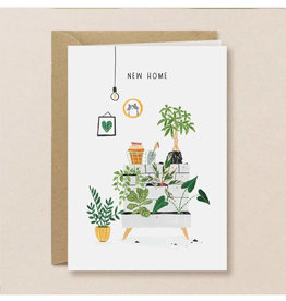 New Home Repotting Furniture Greeting Card