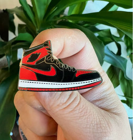 Black Air Jordan 1 | Bred Enamel Pin