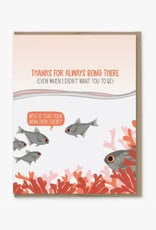 Mom Fish Always There Greeting Card