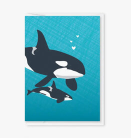 Orca Mommy Mini Card