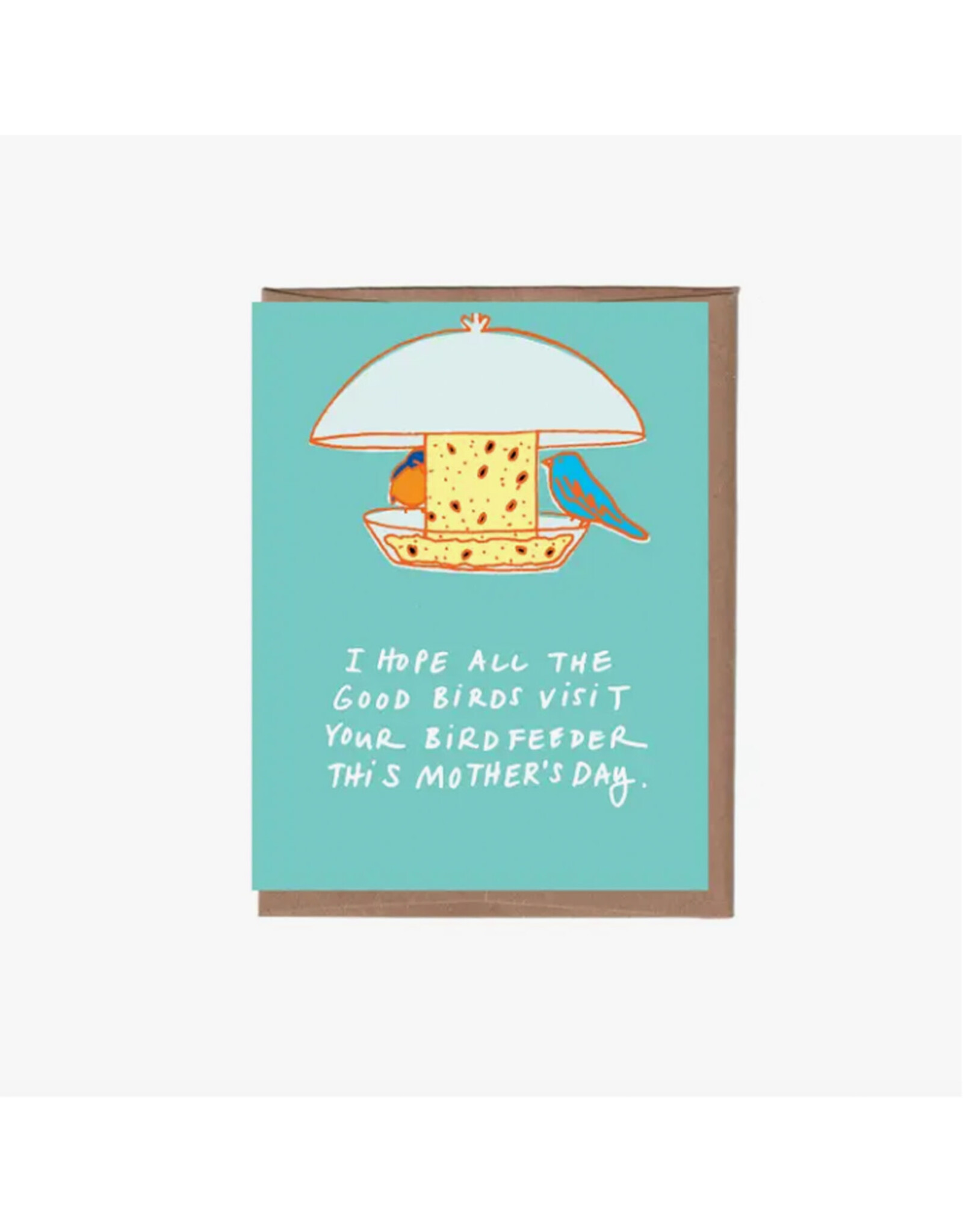 Bird Feeder Mother's Day Greeting Card