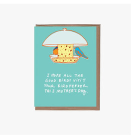 Bird Feeder Mother's Day Greeting Card