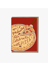 Graduation Pizza Scratch & Sniff Greeting Card