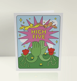 High Five Flowers Greeting Card