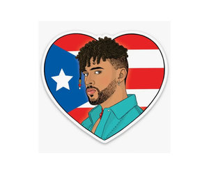 Bad Bunny Heart Sticker - Home