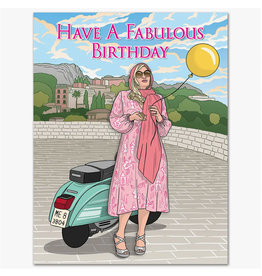 Jennifer Coolidge Fabulous Birthday Greeting Card