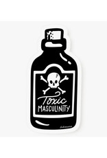 Toxic Masculinity Poison Bottle Sticker